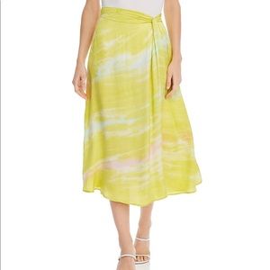 Revolve Satin Midi Skirt NWT Size S